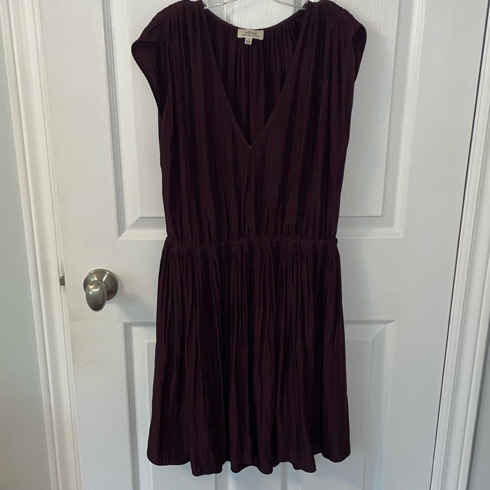 Wilfred Mini Dress in Deep Purple